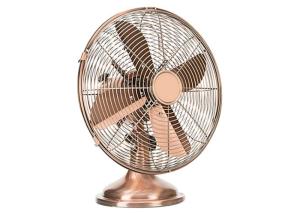 Quality Electric Metal Vintage Retro Desk Fan 110V 50Hz 2 Round Plug wholesale