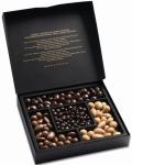 Black Card Corrugated Paper Box Coffee Bean Package Gold Hot Stamping LOGO