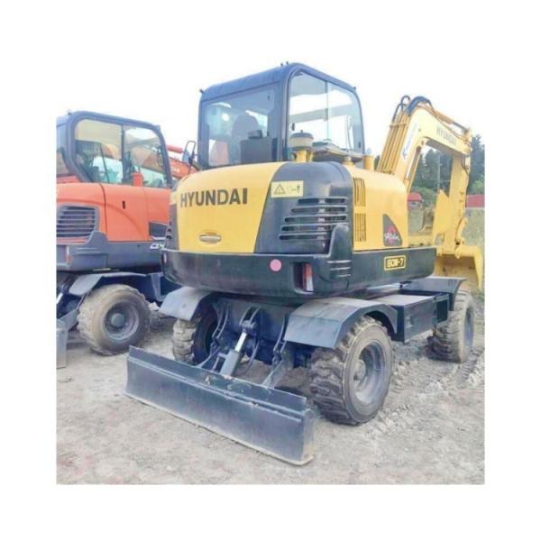 4001-6000 Working Hours Used Hyundai R60-7 Crawler Excavator with 0.2 Bucket