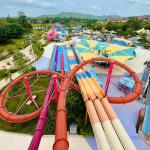 Aqua Park Fiberglass Mat Racer Water Slide Equipment