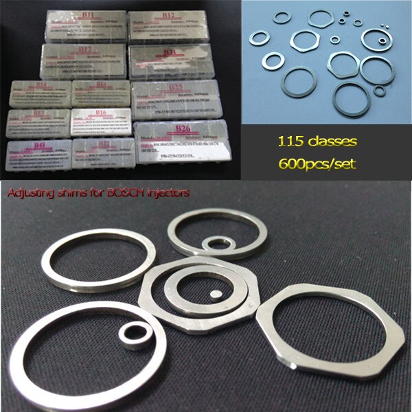 Bosch common rail injector adjusting shim