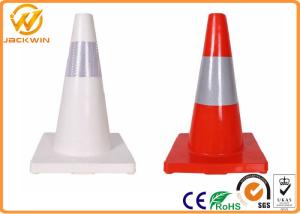 Quality Red and White Traffic Safety Cones 18 inch for Residential / Dangerous Zone / Building Site wholesale