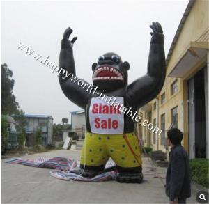 Quality Giant inflatable gorilla advertising sales wholesale