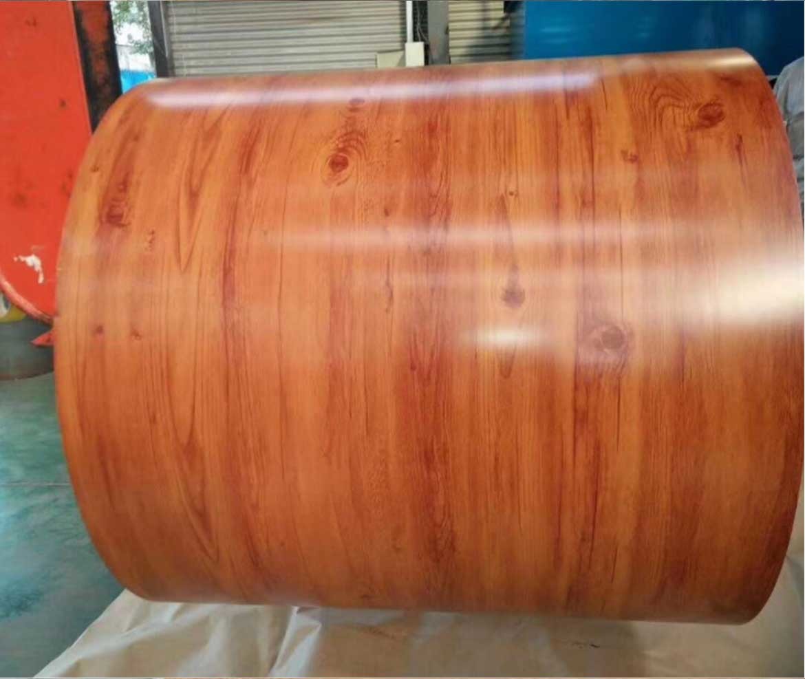 Wooden Pattern Prepainted Galvanized Steel Coil
