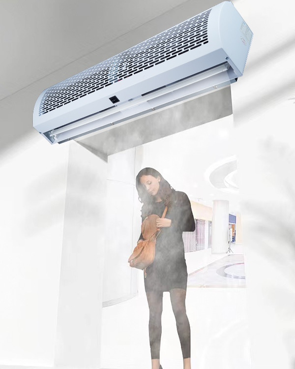 Overdoor Fresh Hot Air Curtain Heaters 36" For Air Barrier 220V 50hz