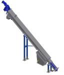 6000mm Length 2.2kw Inclined Screw Conveyor