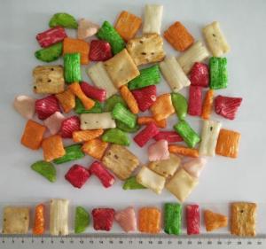 Quality HALAL Colorful Soy Sauce Flavor Rice Crackers Mix OEM Middle East Popular Different Shapes Funny Kids Snacks wholesale