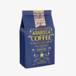 China Flat Bottom Foil Coffee Bag Foil Side Gusset Matte glossy Black Coffee Bag