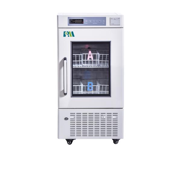 4 Degrees Blood Storage stainless steel 108L Vertical Blood Bank Refrigerator