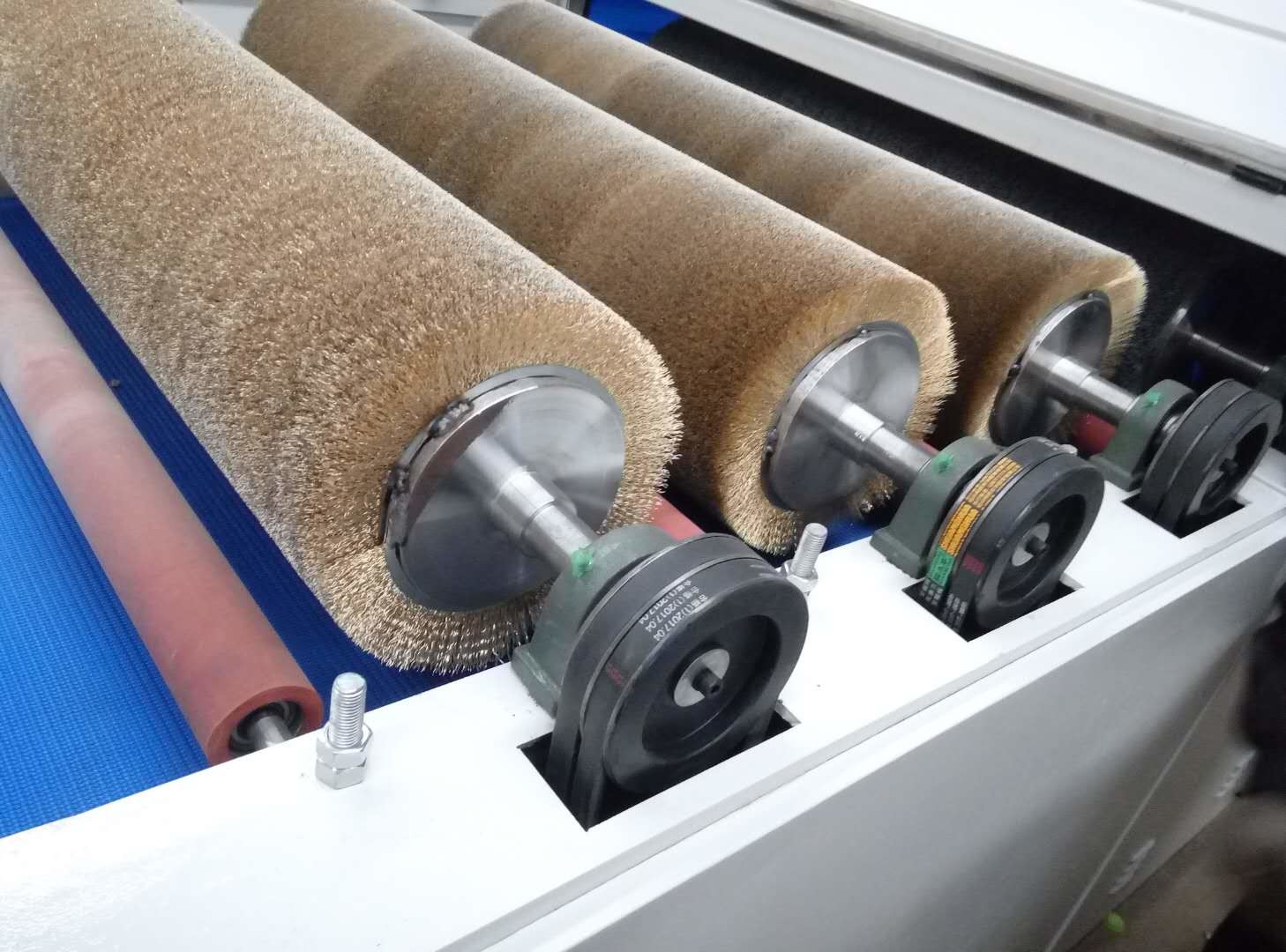 KC1000-3R Wood grain making wire brush machine for wooden table floor door