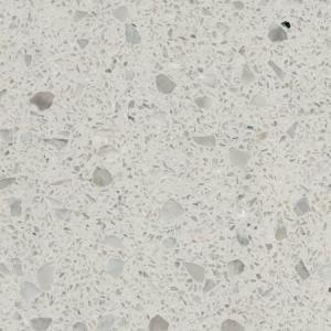 Quality Construction White Terrazzo Tile Durable Ware Impervious Stain Damage Proof wholesale