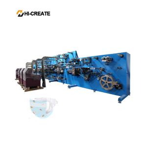 Quality PLC Full Servo 97% Baby Diaper Manufacturing Machine 270 KW wholesale