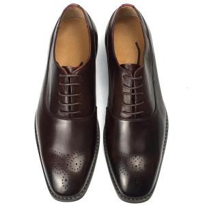 Quality Brogue Category Men'S Wedding Dress Shoes Custom Printing Logo Loafer Design wholesale