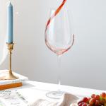 940ml Clear Crystal Long Stem Wine Glasses Lead Free 33 Oz Oversize Hand Blown
