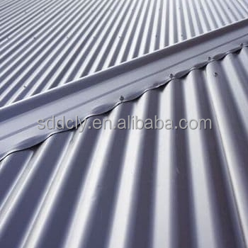 Shandong Dingcheng Iron Roof Sheets 0.35*1050*6000mm with Regular Spangle Type