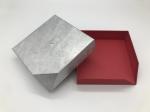 Custom Special-shaped Red Box with Logo Silver Foiled, Jewelry Box for Necklace