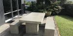 Home Garden Premium Concrete Table Sets For Outdoor Furniture GRC Furniture