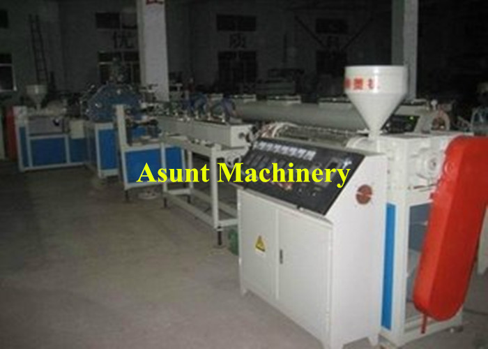 PVC Fibre Reinforced Hose Making Machines , 10-25MM PVC Soft Hose Pipe Extruder Machinery