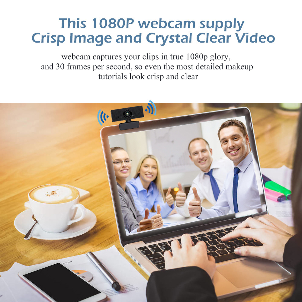 110 degree wide usb webcam building in Noise reducing MIC For PC Computer