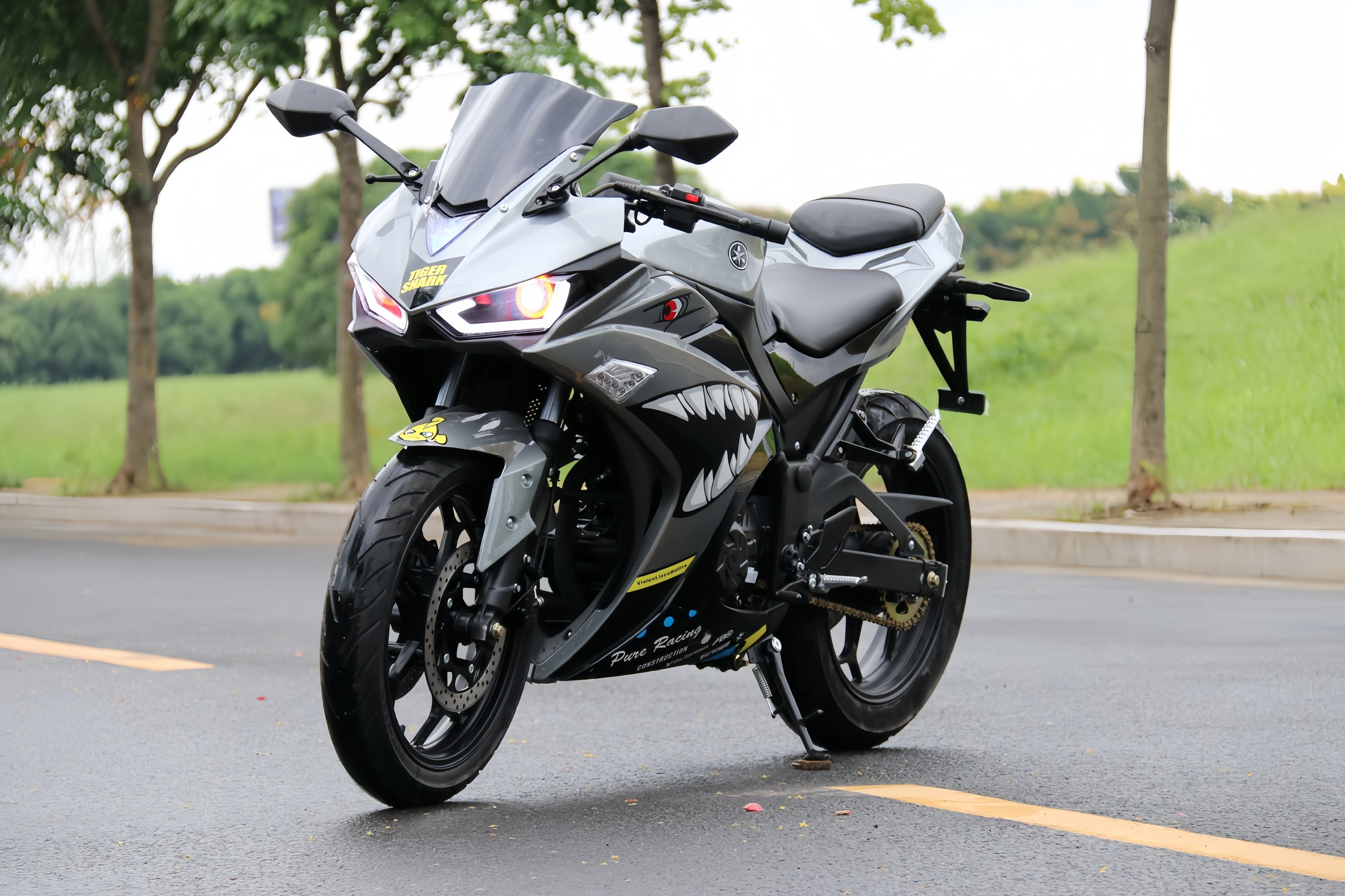 Racing adult motorcycle fuel 400cc large displacement large fuel tank super long life fuel motorcycle speed
