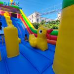outdoor big fun city custom size jumping bounce house inflatable amusement park