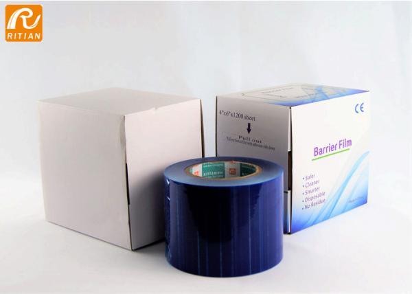 Transparent Dental Barrier Film , Disposable Universal Barrier Film 4"X 6" X
