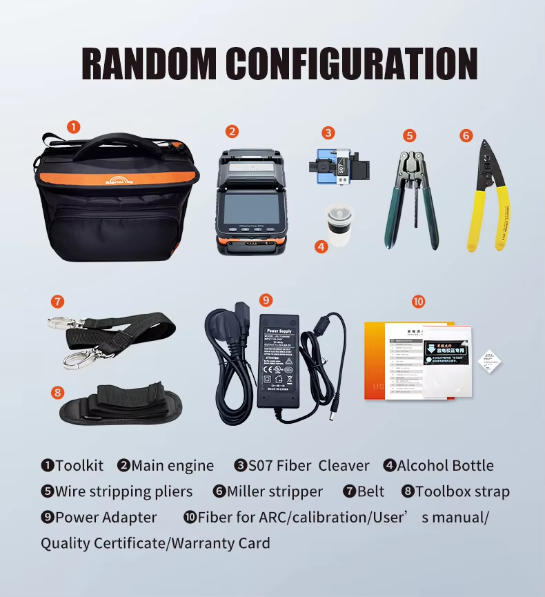AI-5 4 ​​motors fiber optic fusion splicer automatic fusion splicer fiber optic fusion splicer
