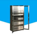 Durable Hospital Storage Cupboards , Stainless Steel Medicine Display Cabinet