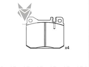 Quality Auto Brake Pads MERCEDES BENZ Coupe Kombi Estate S-Class SL Saloon OE 0014209920 wholesale