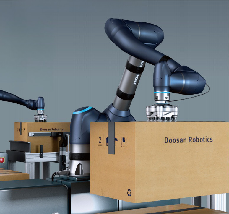 Doosan Robotics H2515 Payload 25kg Reach 1500mm Heavy Object Handling Cobot Robot Arm Robotic Palletizer