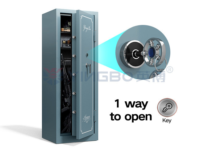 Simple Yet Fashionable Key Lock Gun Safes For Home Security