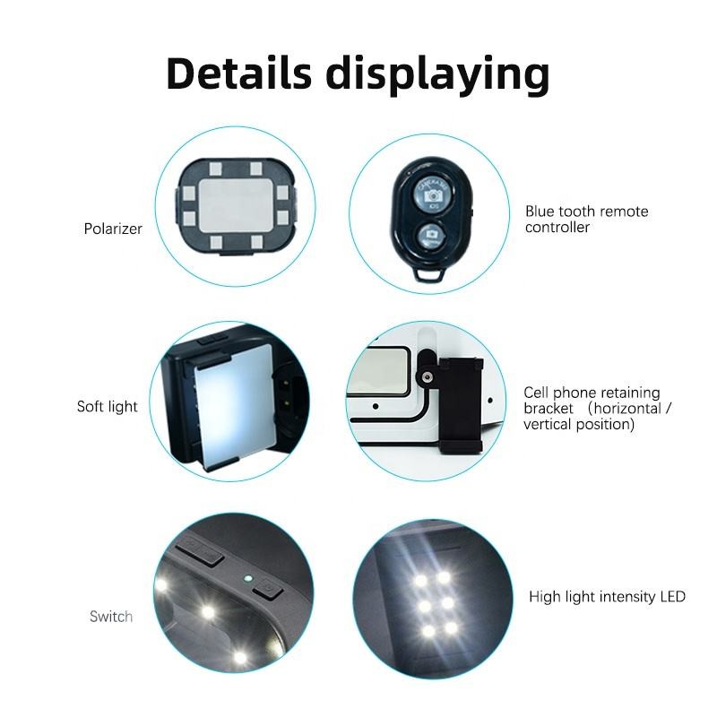 6000-6500K Orthodontic Dental Instruments Photography Flash Light Dimmable