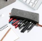 Funky Big Zipper Pencil Bag Case Childrens Premium Cloth Pencil Pouch