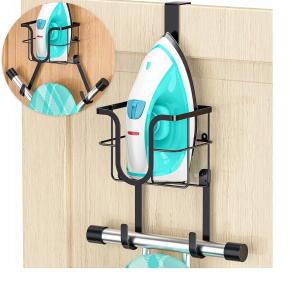 Quality Large Storage Basket Metal Steel Wall Mount Ironing Board Organizer with Powder Coating wholesale