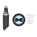 Service Drop Cable FTTH Products GJXFHA 60N 7MM 2 Fiber