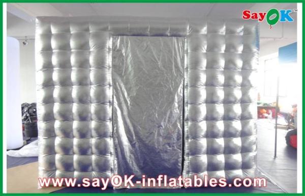 Inflatable Photo Booth Rental Oxford Cloth Sliver Inflatable Photo Booth Mobile