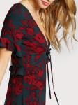 sexy v neck design woman dress