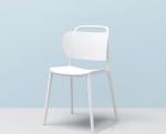 Nordic plastic chair dining chair family creative single simple ins web