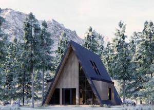 Quality As/Nzs Standard Design Tiny Home Prefab A Frame Homes For Small House Kits wholesale