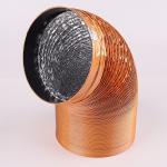 Traditional 100MM 125MM Air Semi Rigid 8 Inch Semi Rigid Aluminum Flexible
