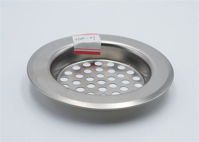Silver Stainless Steel Sink Strainer Good Filter Effect Corrosion Resistance