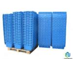 Logistics Industrial Plastic Storage Containers Rectangle For Sustainable Supply