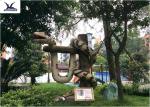 Animal Park Lifelike Animatronic Animals Customized Snake Sculpture For