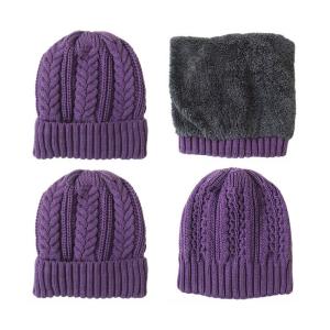 Quality OEM Unisex Cable Knit Acrylic Knit Hat For Winter wholesale