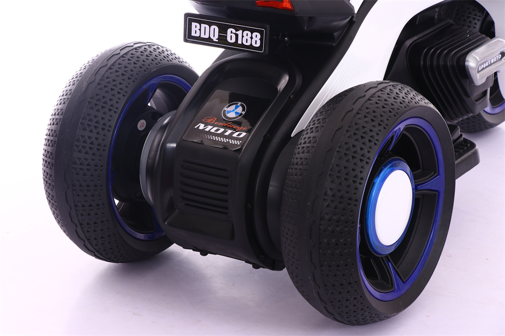 Electric Kids Motorcycle Toy with Early Education Music Function and Max Loading 30kg