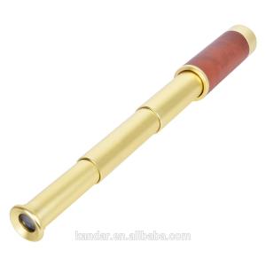 Quality 38x135mm Nautical Handheld Brass Spyglass Monocular Telescope Optics Expandable 26X32 wholesale