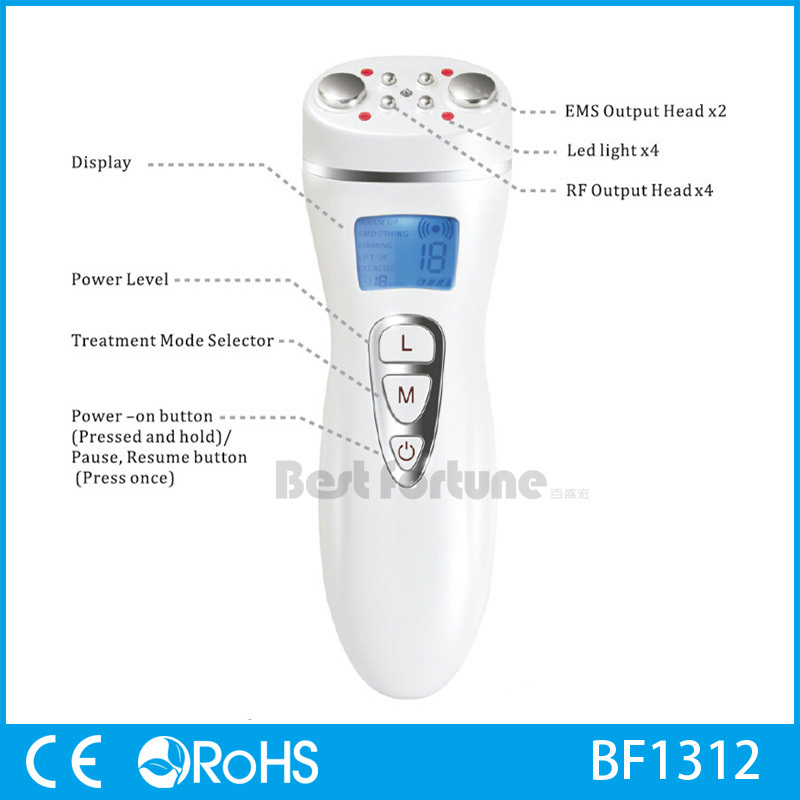 Notime Portable Galvanic Spa Facial Machine White Color For Men And Women