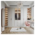 Adjustable Bedroom Furniture Wooden Wardrobe with Shaker Style from Modular