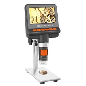 Quality 1200x Desktop LCD Digital Microscope 12MP Usb Coin Microscope Camera wholesale