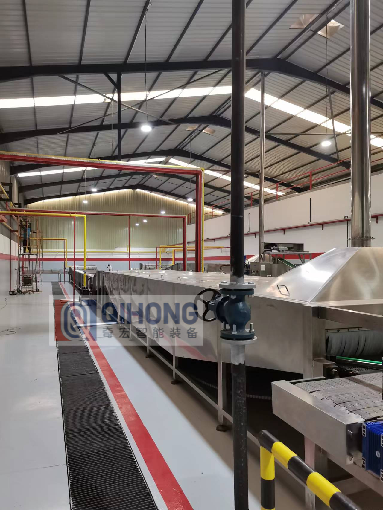 Full Automatic Tunnel Pasteuriser Spray Type Continuous Sterilization And Cooling Machine